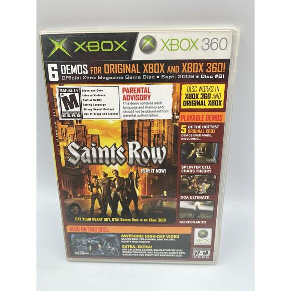 Official Xbox Magazine Demo Disc 61 (Microsoft Xbox, Xbox 360 2004) - Picture 1 of 5